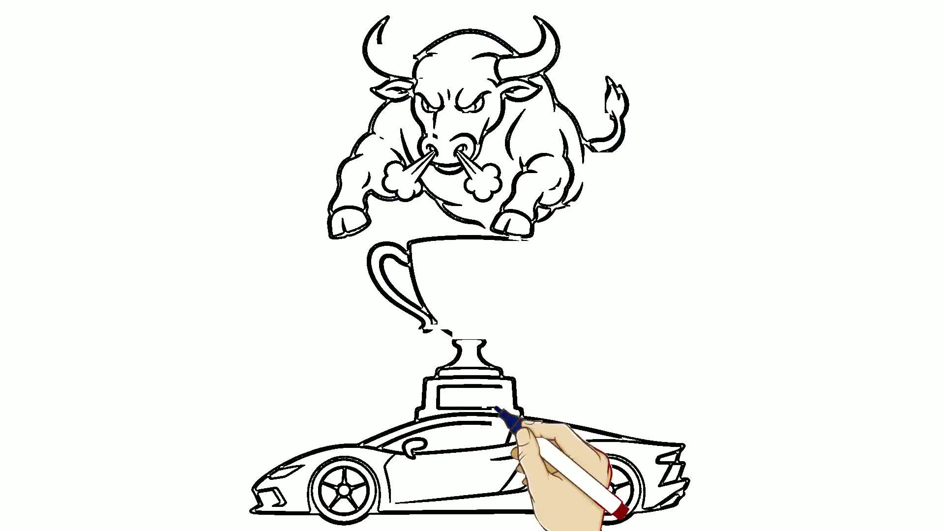 The Untold Story of Lamborghini — whiteboard video example