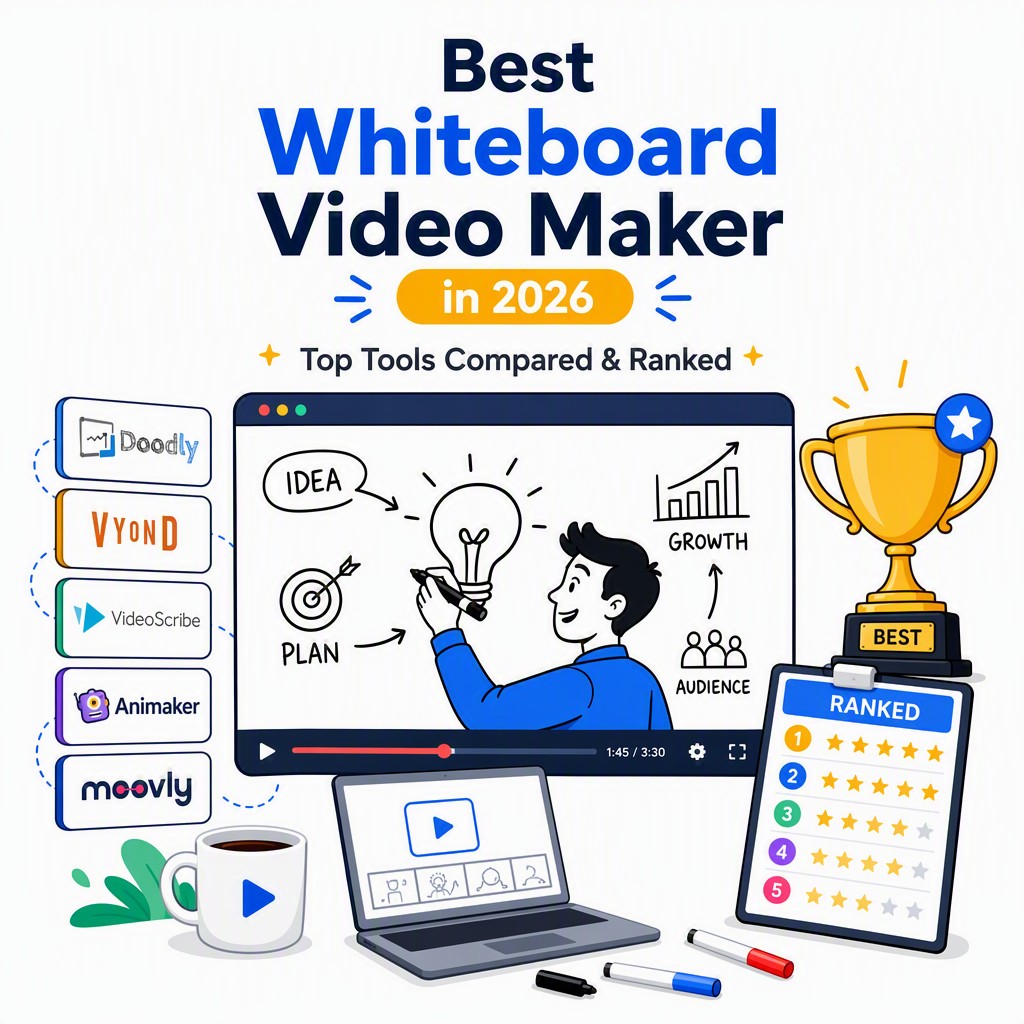 Best whiteboard video maker in 2026 — AI-generated whiteboard animation created with Whiteboard Video Maker