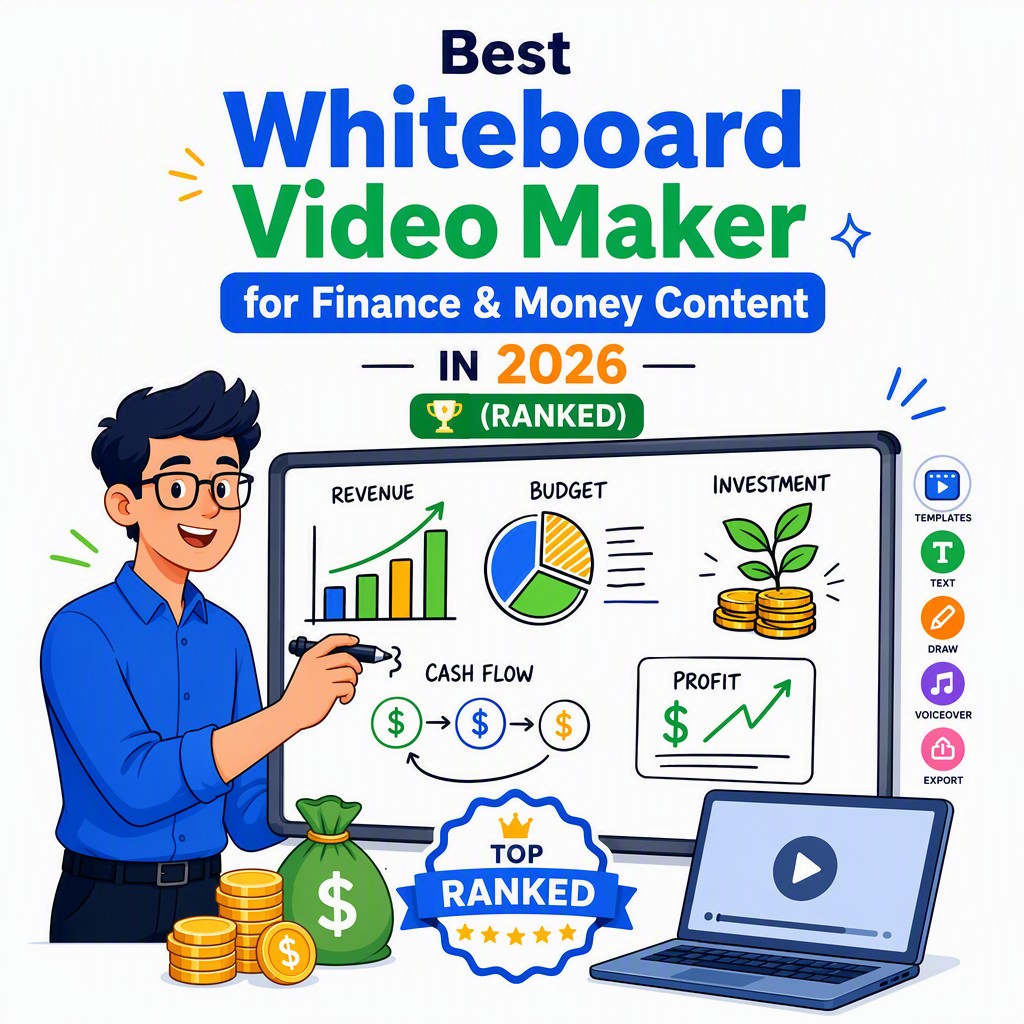 Best whiteboard video maker for finance content — AI-generated hand-drawn explainer video example