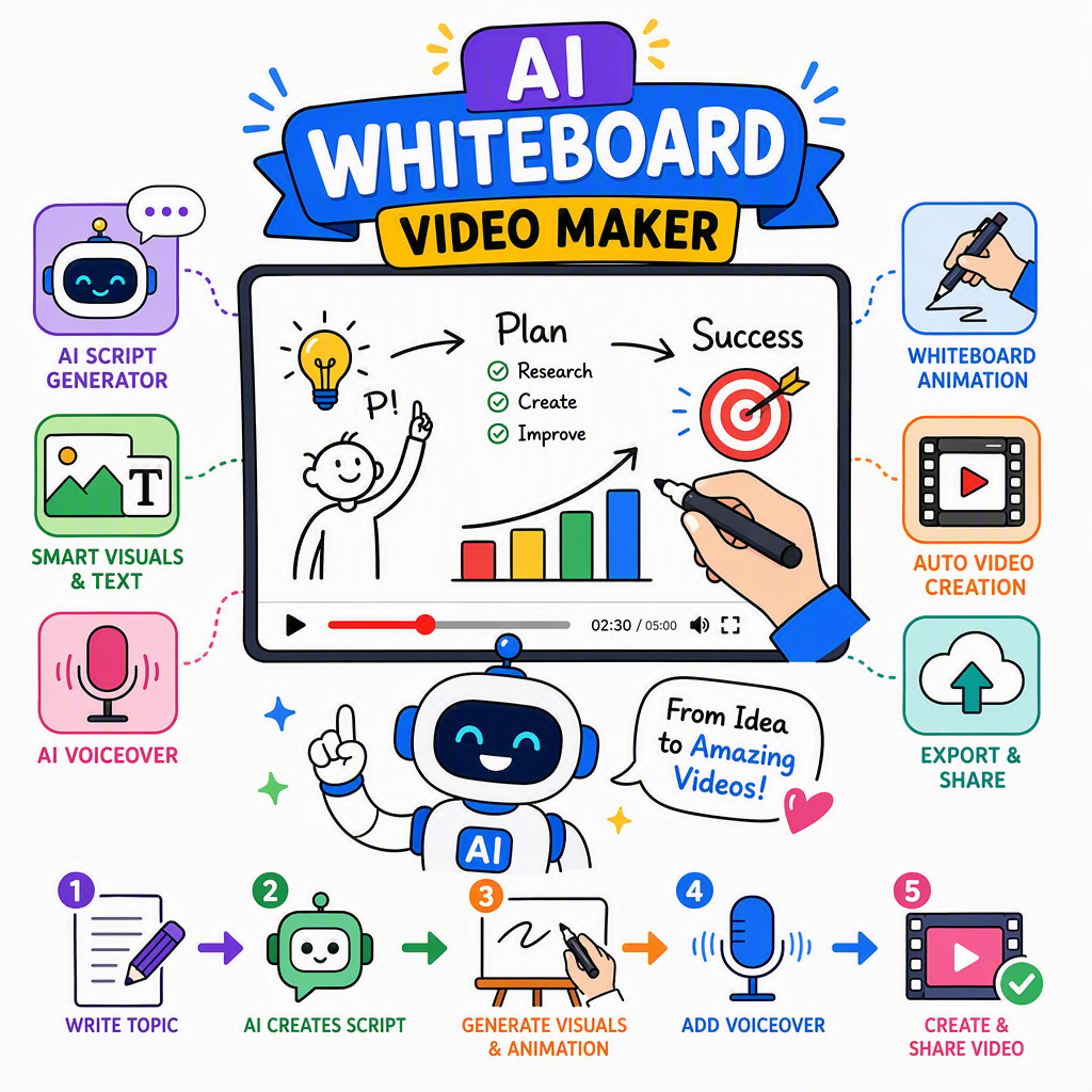 व्हाइटबोर्ड वीडियो मेकर से बने एजुकेशनल whiteboard animation वीडियो का उदाहरण – हिंदी में